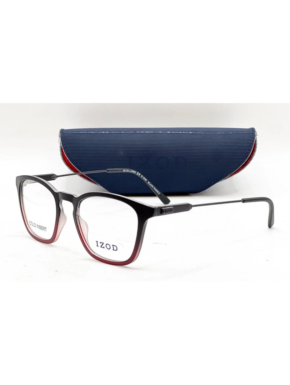 Izod Iz 2066 Black Fade Authentic Eyeglasses 49-19-145